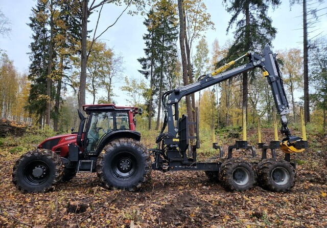 ValtraN123 + Kronos 140 4WDM + Cranab HC8 - Forstmaschine: das Bild 2 ValtraN123 + Kronos 140 4WDM + Cranab HC8 - Forstmaschine: das Bild 2