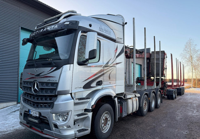 Mercedes-Benz Arocs - Holztransporter: das Bild 1 Mercedes-Benz Arocs - Holztransporter: das Bild 1