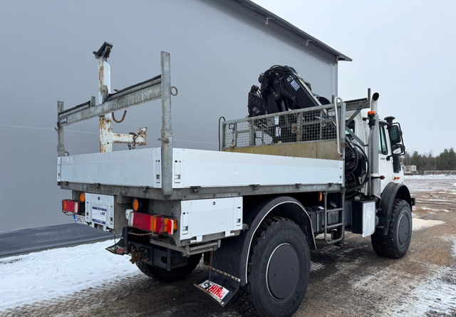 Mercedes-BenzUnimog U5000 + Nosturi Hiab 099 E-4 - Pritsche LKW, Autokran: das Bild 5 Mercedes-BenzUnimog U5000 + Nosturi Hiab 099 E-4 - Pritsche LKW, Autokran: das Bild 5