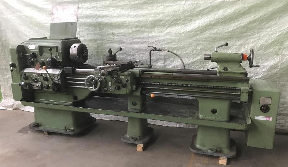 Leit- u. Zugspindeldrehmaschine VDF-HEIDENREICH & HARBECK - Metalldrehmaschine: das Bild 1 Leit- u. Zugspindeldrehmaschine VDF-HEIDENREICH & HARBECK - Metalldrehmaschine: das Bild 1