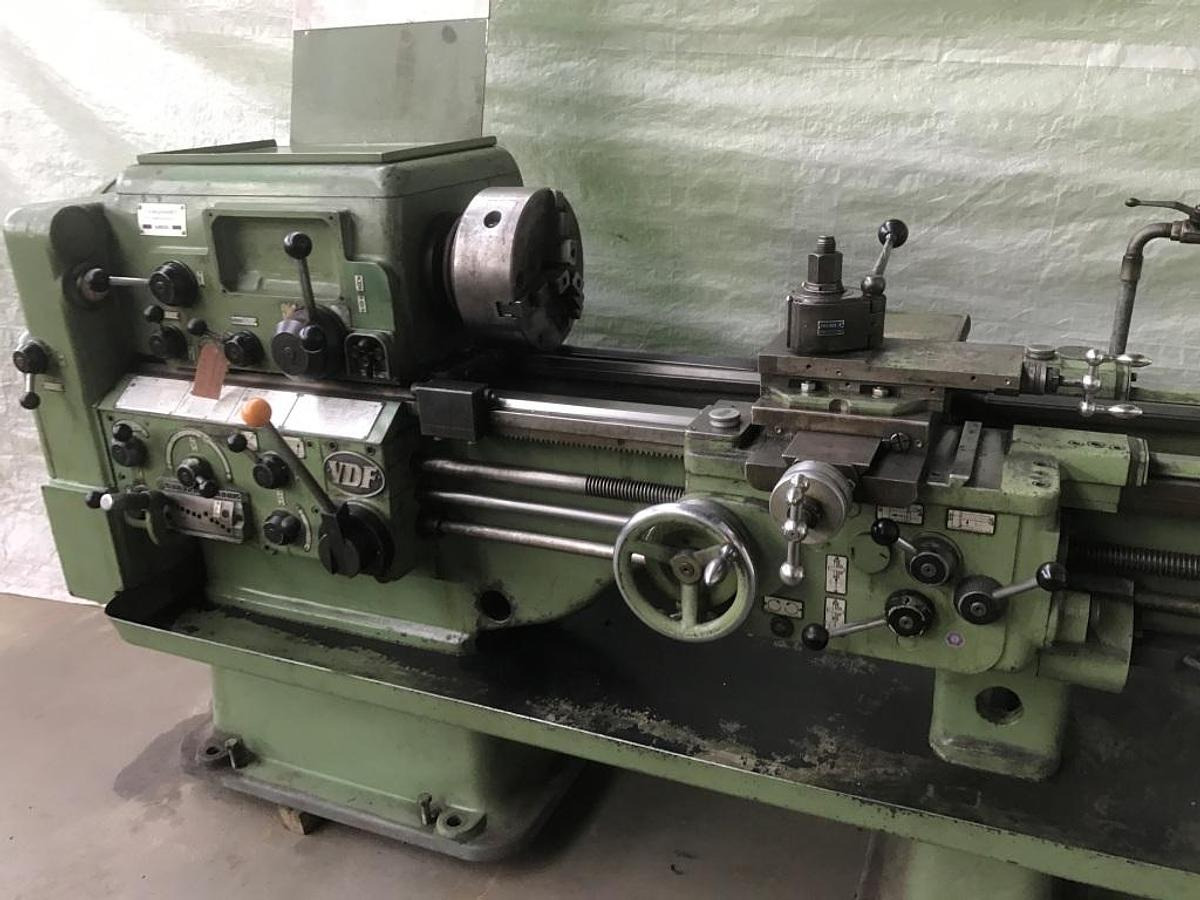 Leit- u. Zugspindeldrehmaschine VDF-HEIDENREICH & HARBECK - Metalldrehmaschine: das Bild 3 Leit- u. Zugspindeldrehmaschine VDF-HEIDENREICH & HARBECK - Metalldrehmaschine: das Bild 3