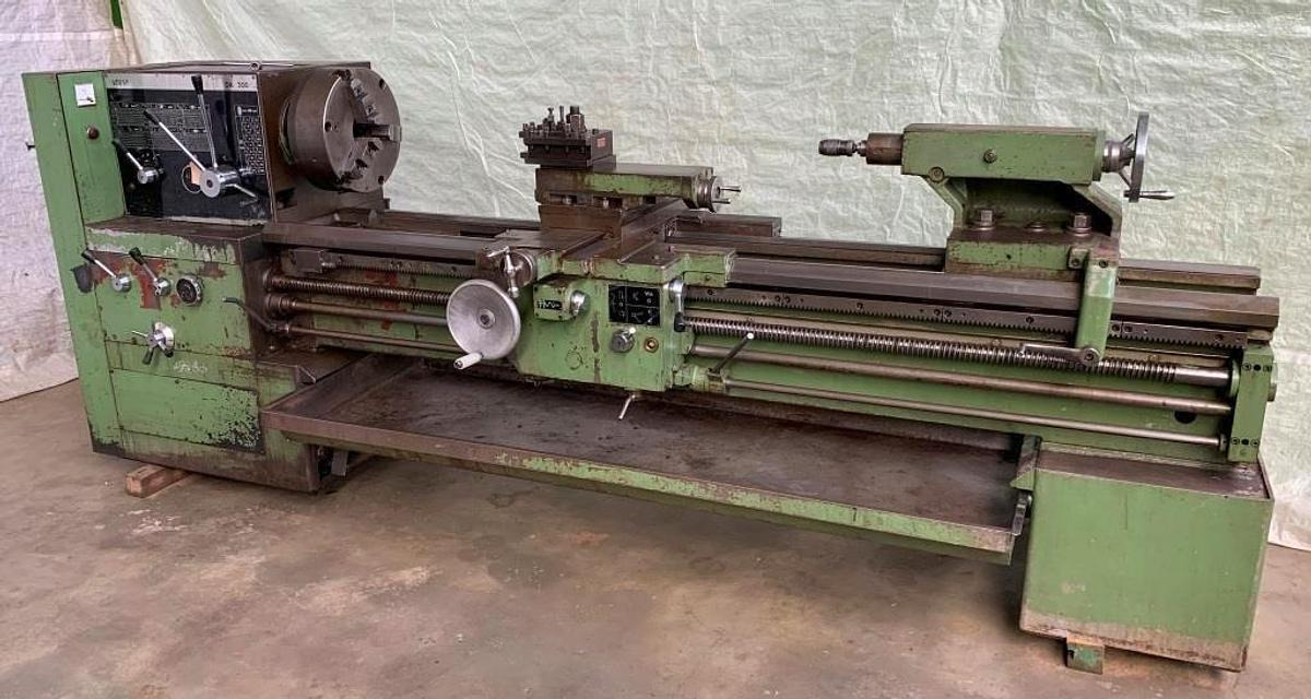Leit- u. Zugspindeldrehmaschine VÖEST - Metalldrehmaschine: das Bild 2 Leit- u. Zugspindeldrehmaschine VÖEST - Metalldrehmaschine: das Bild 2