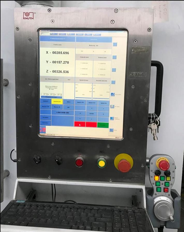 Vertikal-Bearbeitungszentrum KNUTH - CNC-Bearbeitungszentrum: das Bild 5 Vertikal-Bearbeitungszentrum KNUTH - CNC-Bearbeitungszentrum: das Bild 5
