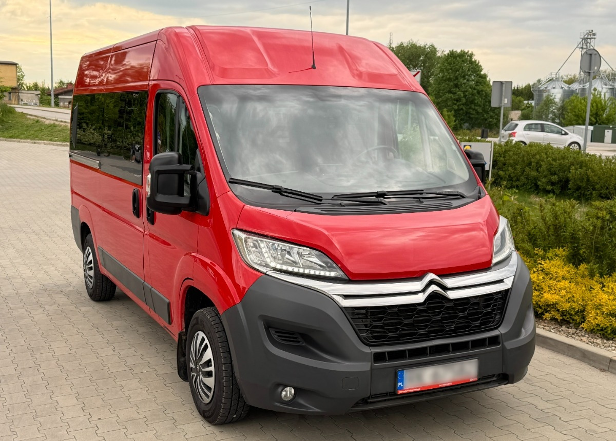 Personentransporter Citroën Jumper 9 osobowy Nawiewy Tylne LED Wersja osobowa FV23 Zadbany Salon PL: das Bild 9