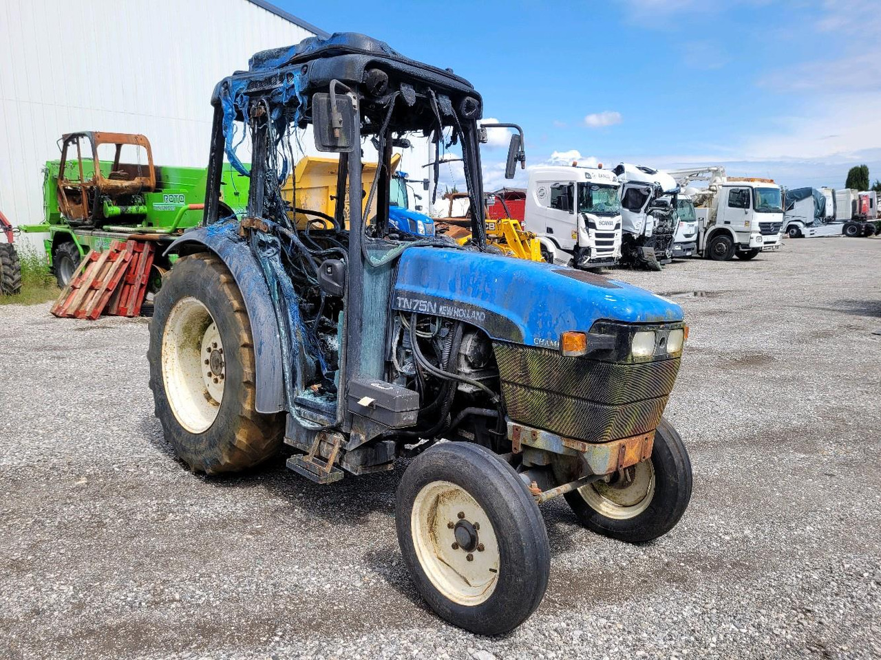 NEW HOLLAND TN75N - Traktor: das Bild 1 NEW HOLLAND TN75N - Traktor: das Bild 1