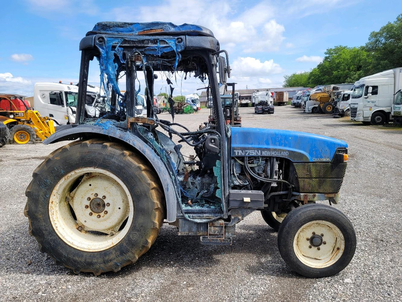 NEW HOLLAND TN75N - Traktor: das Bild 3 NEW HOLLAND TN75N - Traktor: das Bild 3