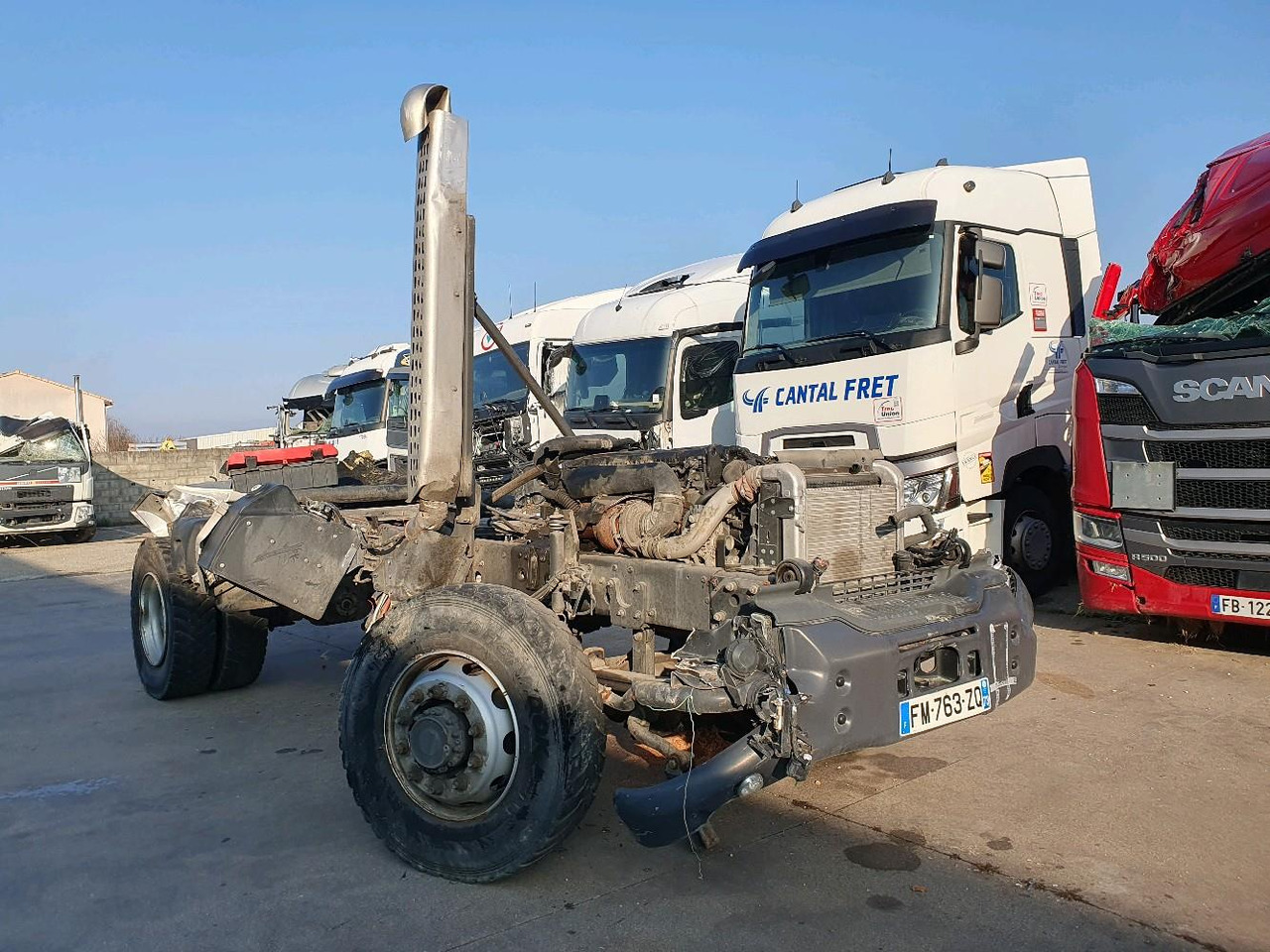 RENAULT D CITERNE HIGH KP 4X4 250 EUR6 - Rahmen/ Chassis für LKW: das Bild 1 RENAULT D CITERNE HIGH KP 4X4 250 EUR6 - Rahmen/ Chassis für LKW: das Bild 1