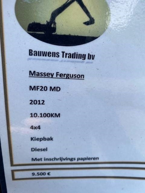 Kommunal-/ Sonderfahrzeug Massey Ferguson MF 20D: das Bild 12