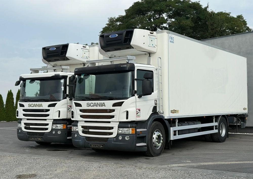 Scania P 280 CHEREAU CARRIER HAKÓWKA - Kühlkoffer LKW: das Bild 1 Scania P 280 CHEREAU CARRIER HAKÓWKA - Kühlkoffer LKW: das Bild 1