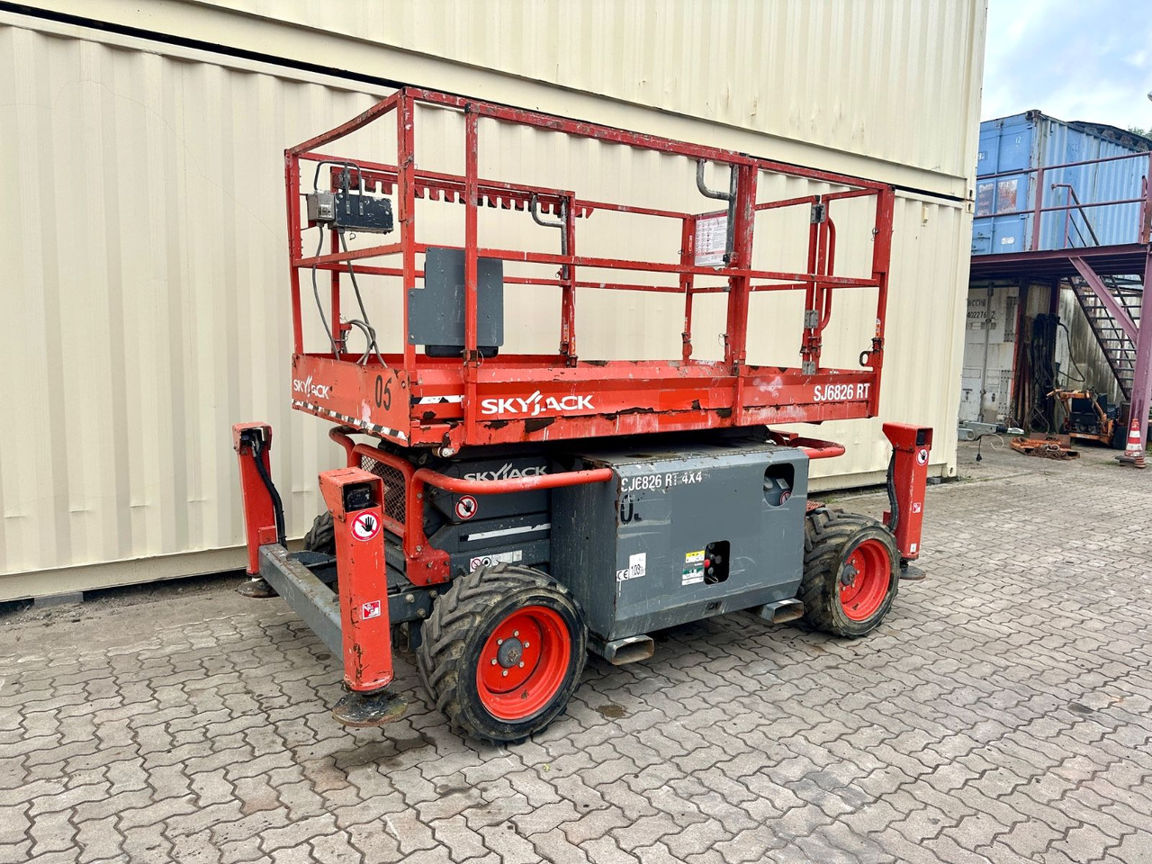 LKW mit Arbeitsbühne Skyjack SJ6826RT 4x4 Diesel, 9.9 Meter, 1.053 H: das Bild 7