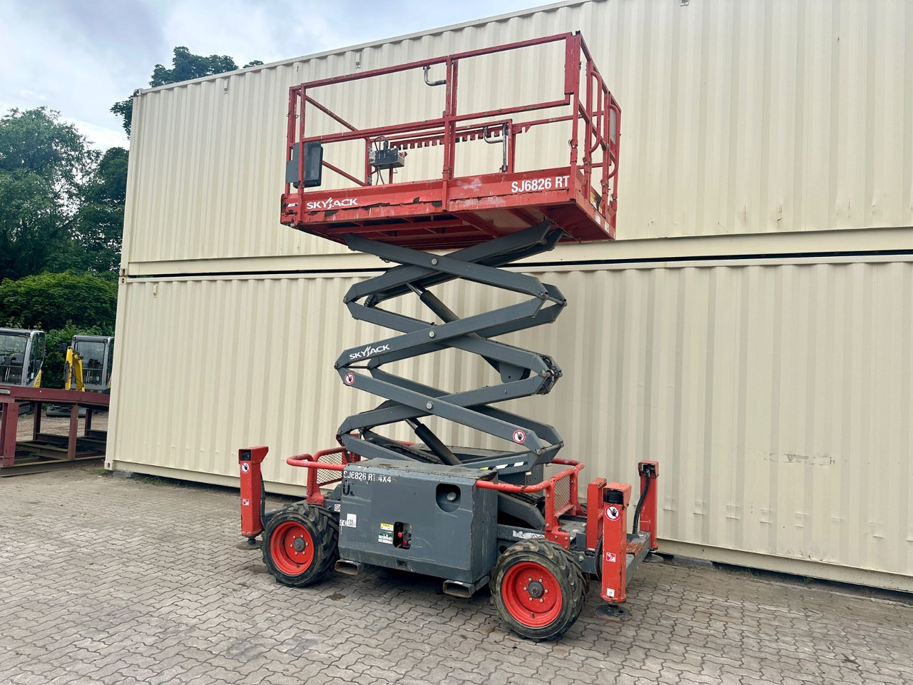 LKW mit Arbeitsbühne Skyjack SJ6826RT 4x4 Diesel, 9.9 Meter, 1.053 H: das Bild 6