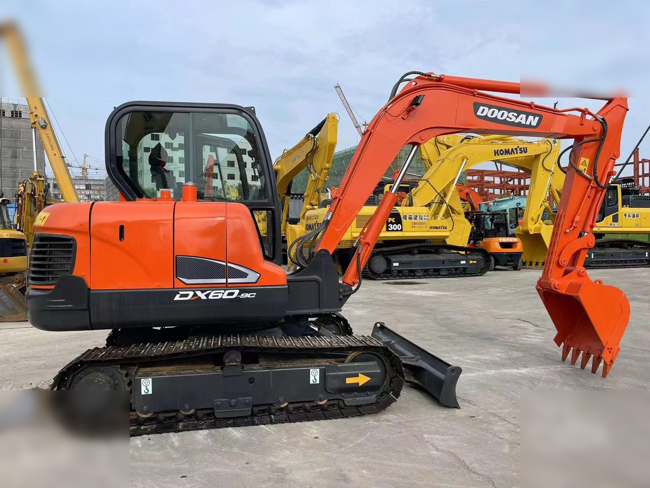 DOOSAN DX60-9C - Kettenbagger: das Bild 1 DOOSAN DX60-9C - Kettenbagger: das Bild 1