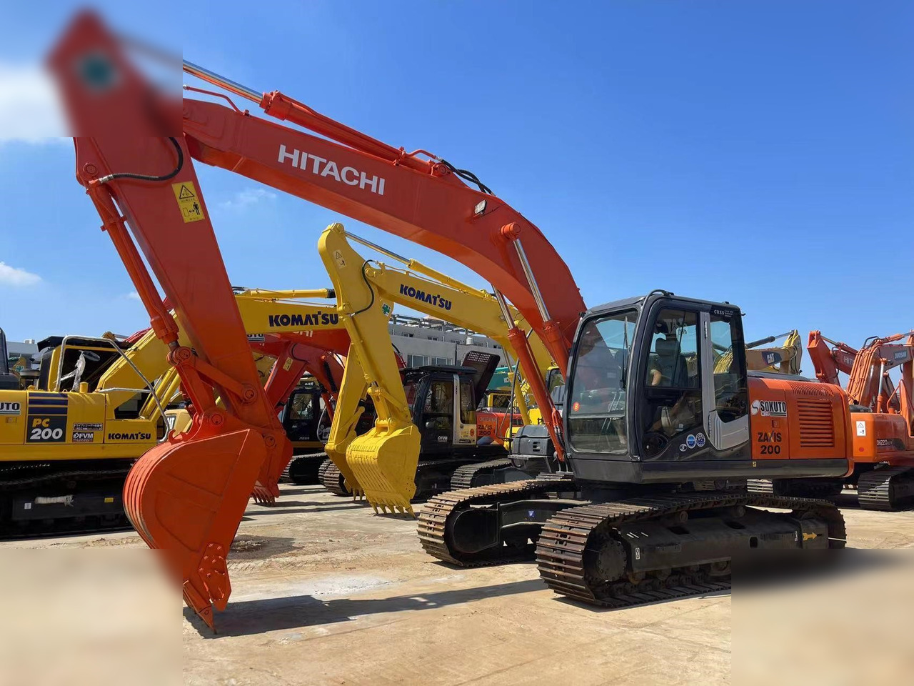 HITACHI ZX200-3G - Kettenbagger: das Bild 1 HITACHI ZX200-3G - Kettenbagger: das Bild 1