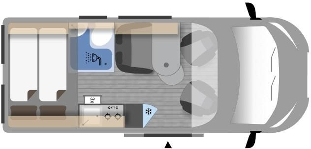 Clever Tour 540*BLACK EDITION*FINAL SALE RABATT*SOFORT* - Camper Van: das Bild 3 Clever Tour 540*BLACK EDITION*FINAL SALE RABATT*SOFORT* - Camper Van: das Bild 3