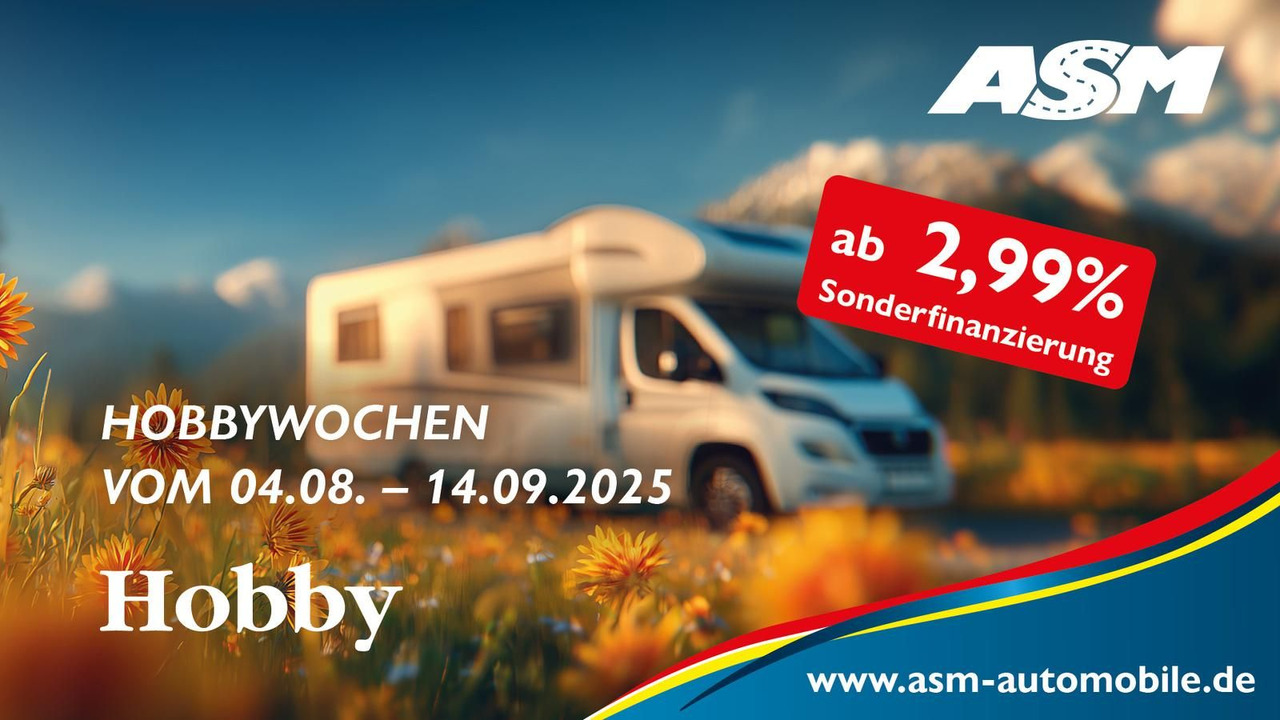 Hobby Optima T65 HFL ONTOUR *165PS*AHK*MARKISE*SOFORT* - Teilintegriertes Wohnmobil: das Bild 1 Hobby Optima T65 HFL ONTOUR *165PS*AHK*MARKISE*SOFORT* - Teilintegriertes Wohnmobil: das Bild 1