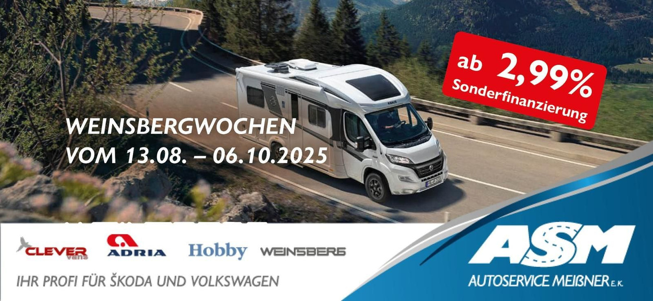Weinsberg CaraSuite 650 MEG*MJ 2025*MARKISE*LITHIUM*SOFORT - Teilintegriertes Wohnmobil: das Bild 1 Weinsberg CaraSuite 650 MEG*MJ 2025*MARKISE*LITHIUM*SOFORT - Teilintegriertes Wohnmobil: das Bild 1