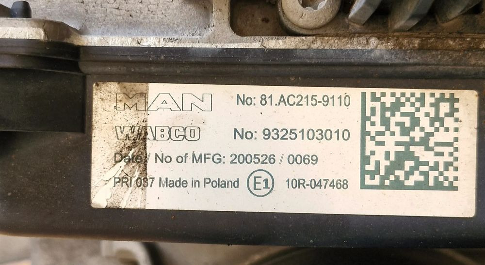 MAN TG3 TGX APS OSUSZACZ POWIETRZA 81.AC216-9110 - Druckluftbremse für LKW: das Bild 2 MAN TG3 TGX APS OSUSZACZ POWIETRZA 81.AC216-9110 - Druckluftbremse für LKW: das Bild 2