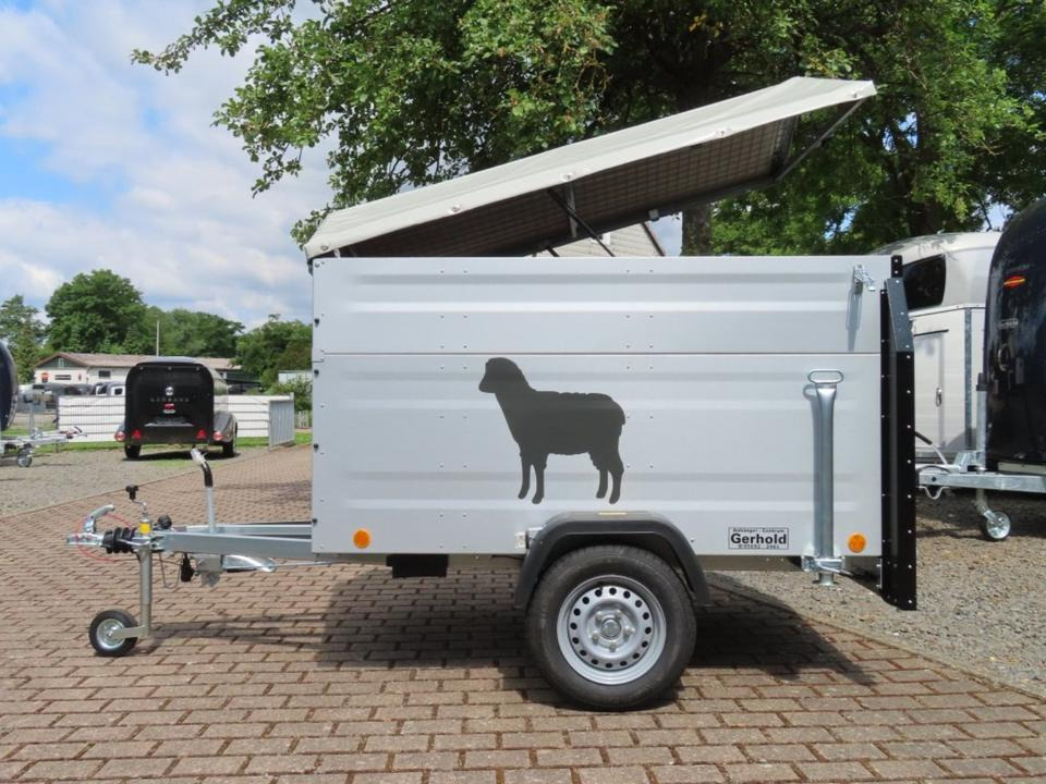 TPV Kleinviehanhänger 1,0t Flügeltür Viehanhänger Ziegen Schafe - Tiertransporter Anhänger: das Bild 4 TPV Kleinviehanhänger 1,0t Flügeltür Viehanhänger Ziegen Schafe - Tiertransporter Anhänger: das Bild 4