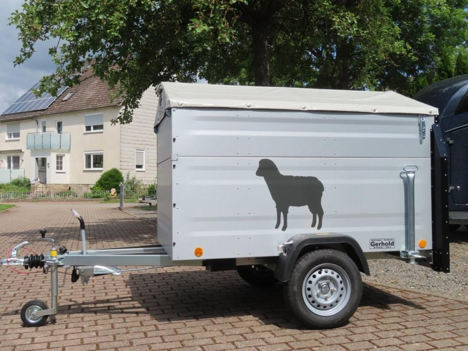 TPV Kleinviehanhänger 1,0t Flügeltür Viehanhänger Ziegen Schafe - Tiertransporter Anhänger: das Bild 2 TPV Kleinviehanhänger 1,0t Flügeltür Viehanhänger Ziegen Schafe - Tiertransporter Anhänger: das Bild 2