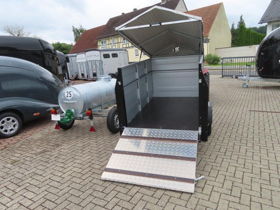 Tiertransporter Anhänger TPV  Kleinviehanhänger 1,0t Flügeltür Viehanhänger Ziegen Schafe: das Bild 7