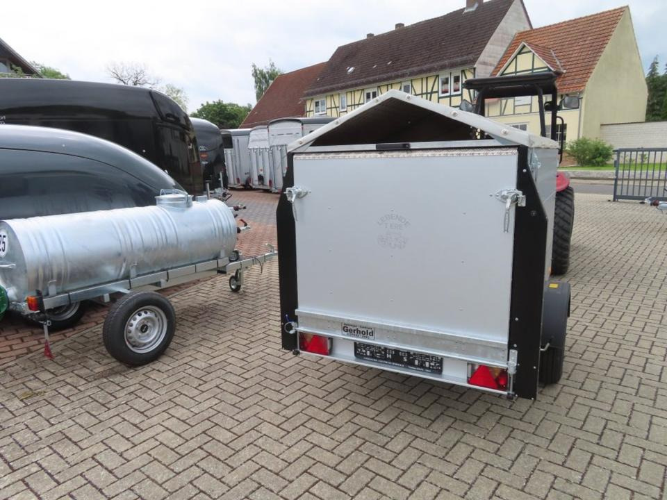 Tiertransporter Anhänger TPV Kleinviehanhänger 1,0t Flügeltür Viehanhänger Ziegen Schafe: das Bild 13 Tiertransporter Anhänger TPV Kleinviehanhänger 1,0t Flügeltür Viehanhänger Ziegen Schafe: das Bild 13