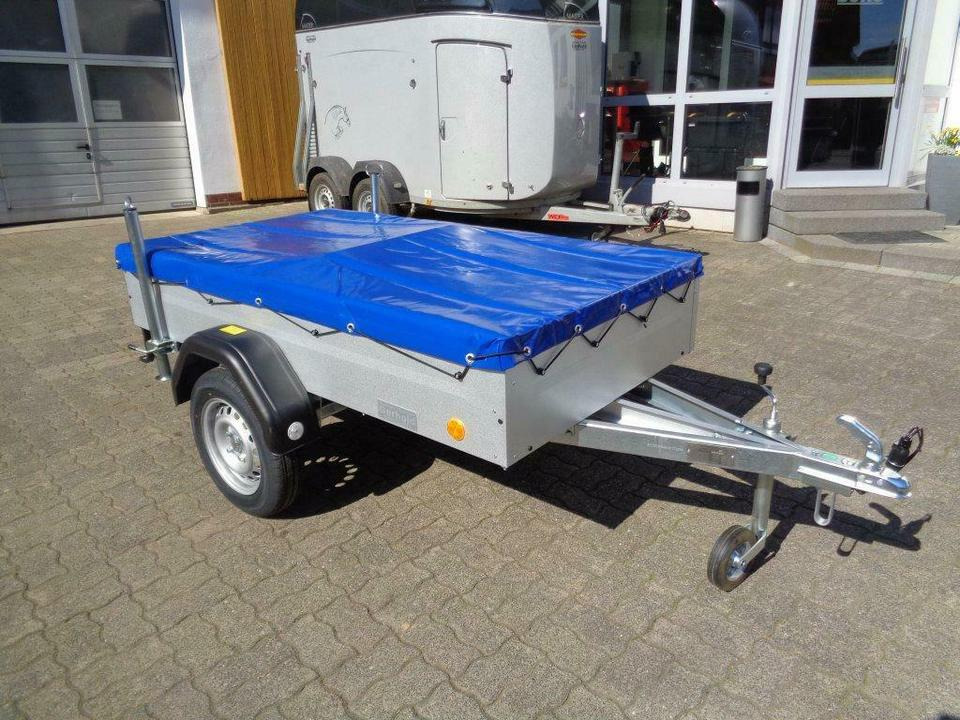 TPV PKW-Anhänger 750 kg Flachplane Stützen - PKW Anhänger: das Bild 2 TPV PKW-Anhänger 750 kg Flachplane Stützen - PKW Anhänger: das Bild 2