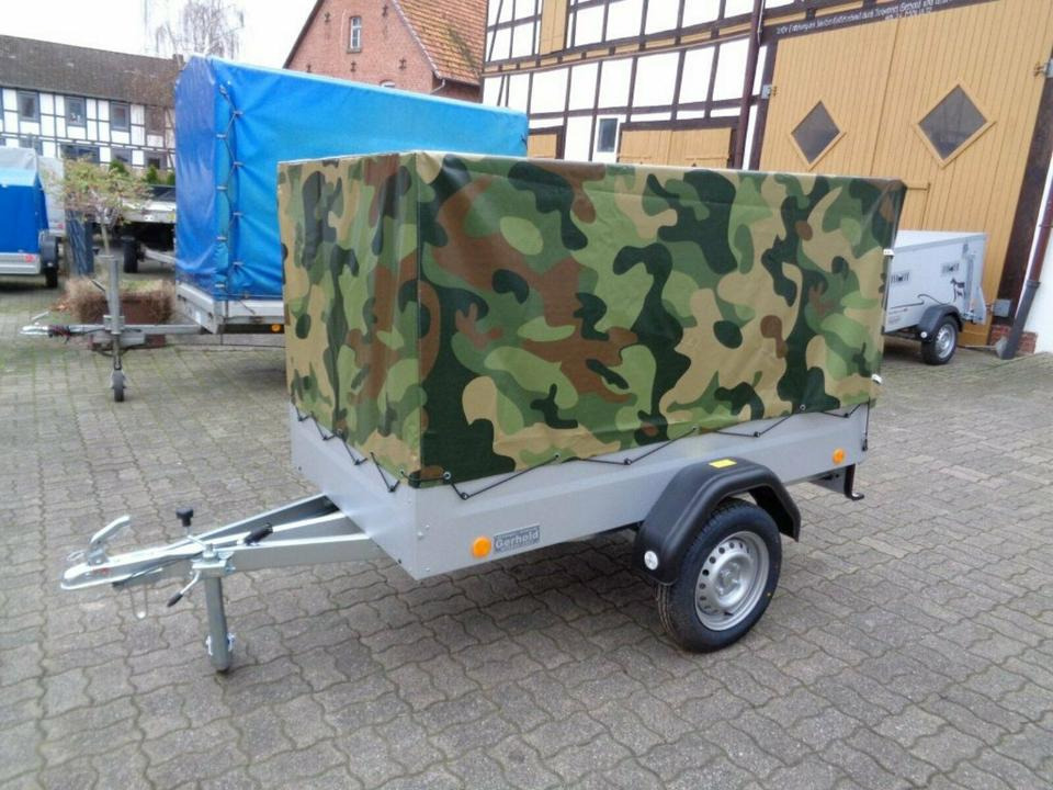 TPV PKW-Anhänger, Plane und Spriegel, 750 kg - PKW Anhänger: das Bild 1 TPV PKW-Anhänger, Plane und Spriegel, 750 kg - PKW Anhänger: das Bild 1