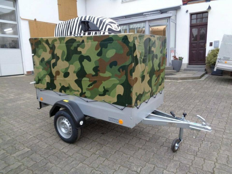 TPV PKW-Anhänger, Plane und Spriegel, 750 kg - PKW Anhänger: das Bild 2 TPV PKW-Anhänger, Plane und Spriegel, 750 kg - PKW Anhänger: das Bild 2