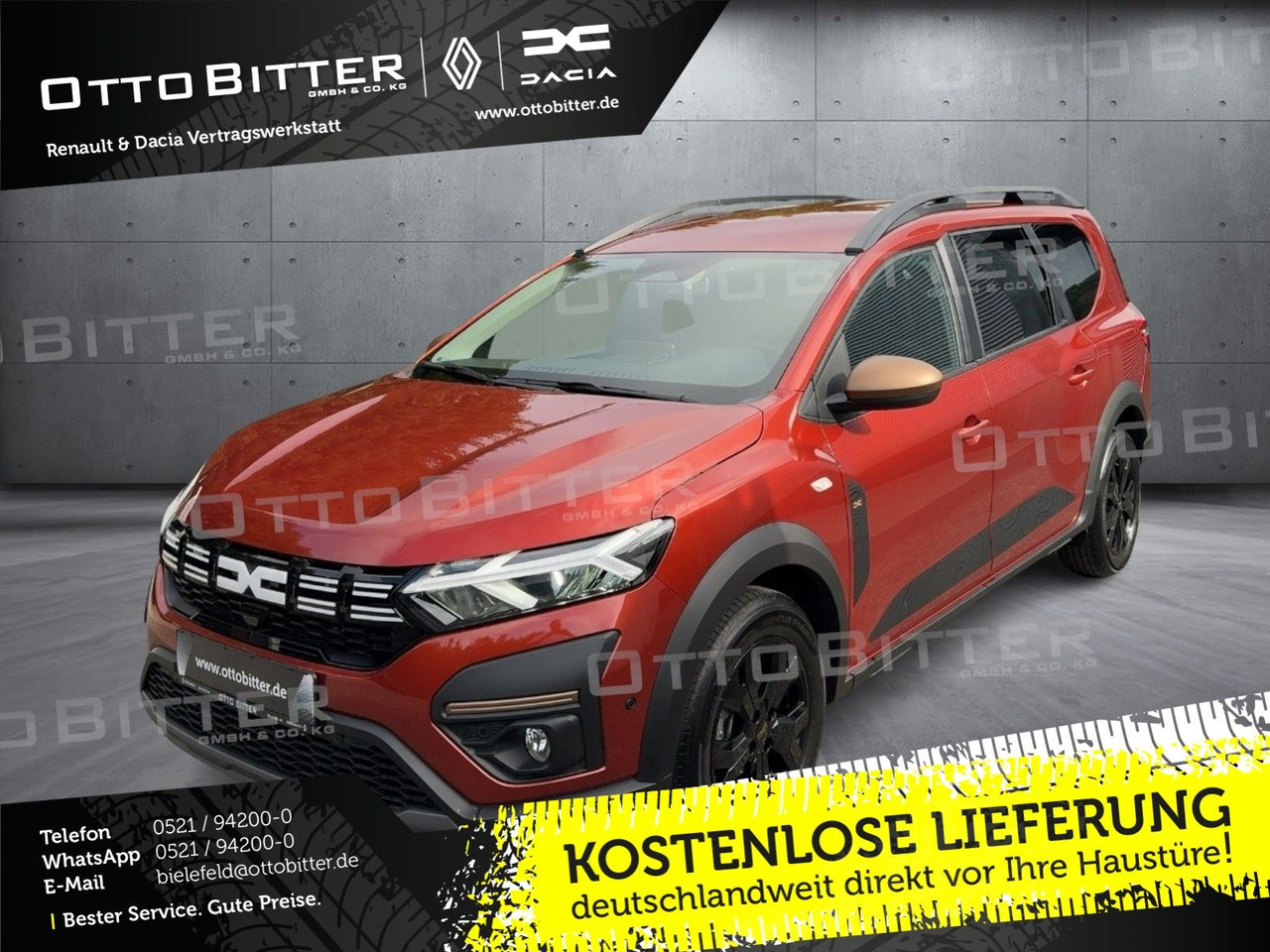 Dacia Jogger Extreme TCe110 5-Sitze CITY-PAKET/NAVI - Kombi: das Bild 1 Dacia Jogger Extreme TCe110 5-Sitze CITY-PAKET/NAVI - Kombi: das Bild 1