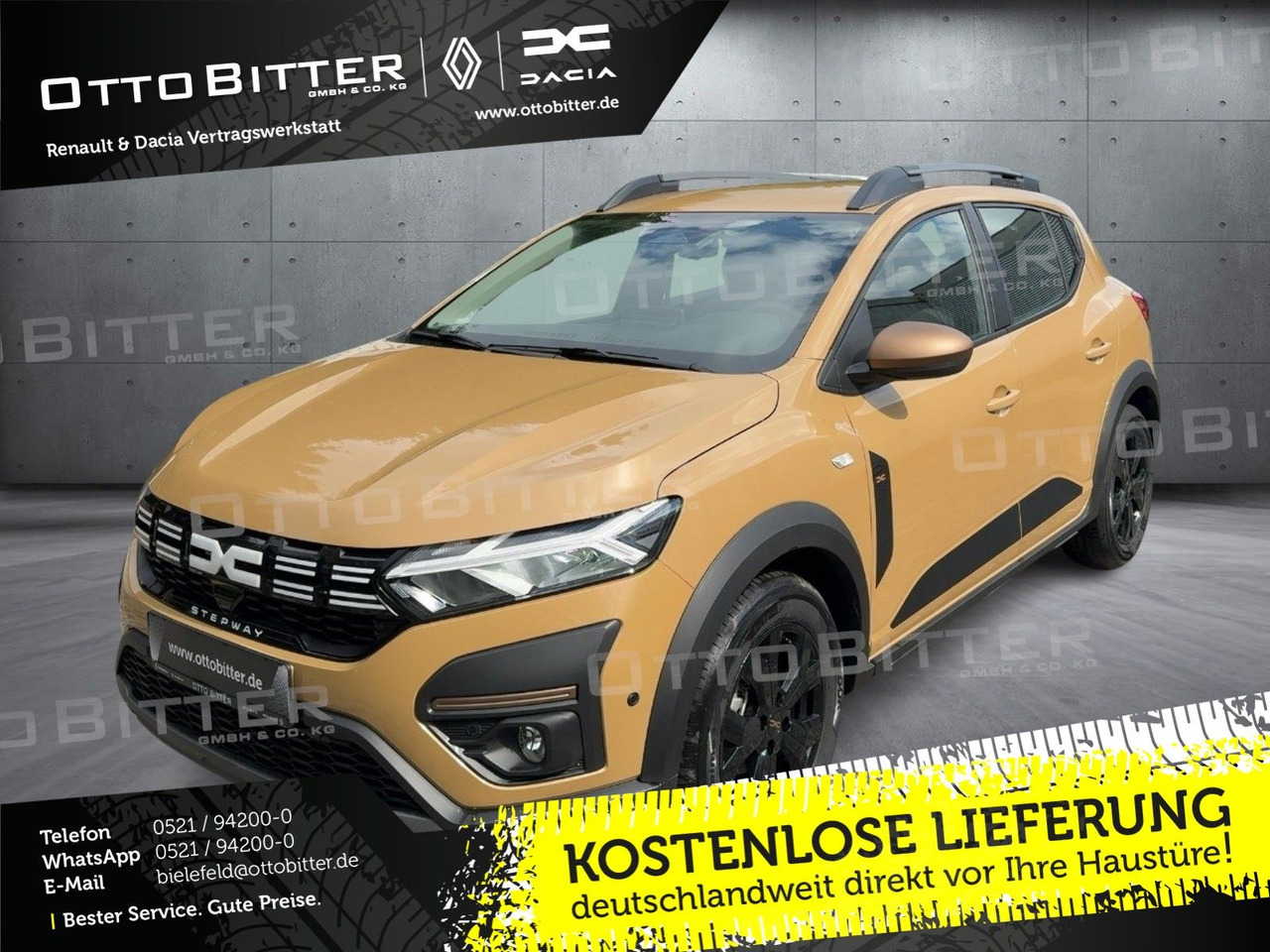 Dacia Sandero Stepway Extreme ECO-G 100 LPG-GAS/NAVI - SUV/ Geländewagen: das Bild 1 Dacia Sandero Stepway Extreme ECO-G 100 LPG-GAS/NAVI - SUV/ Geländewagen: das Bild 1