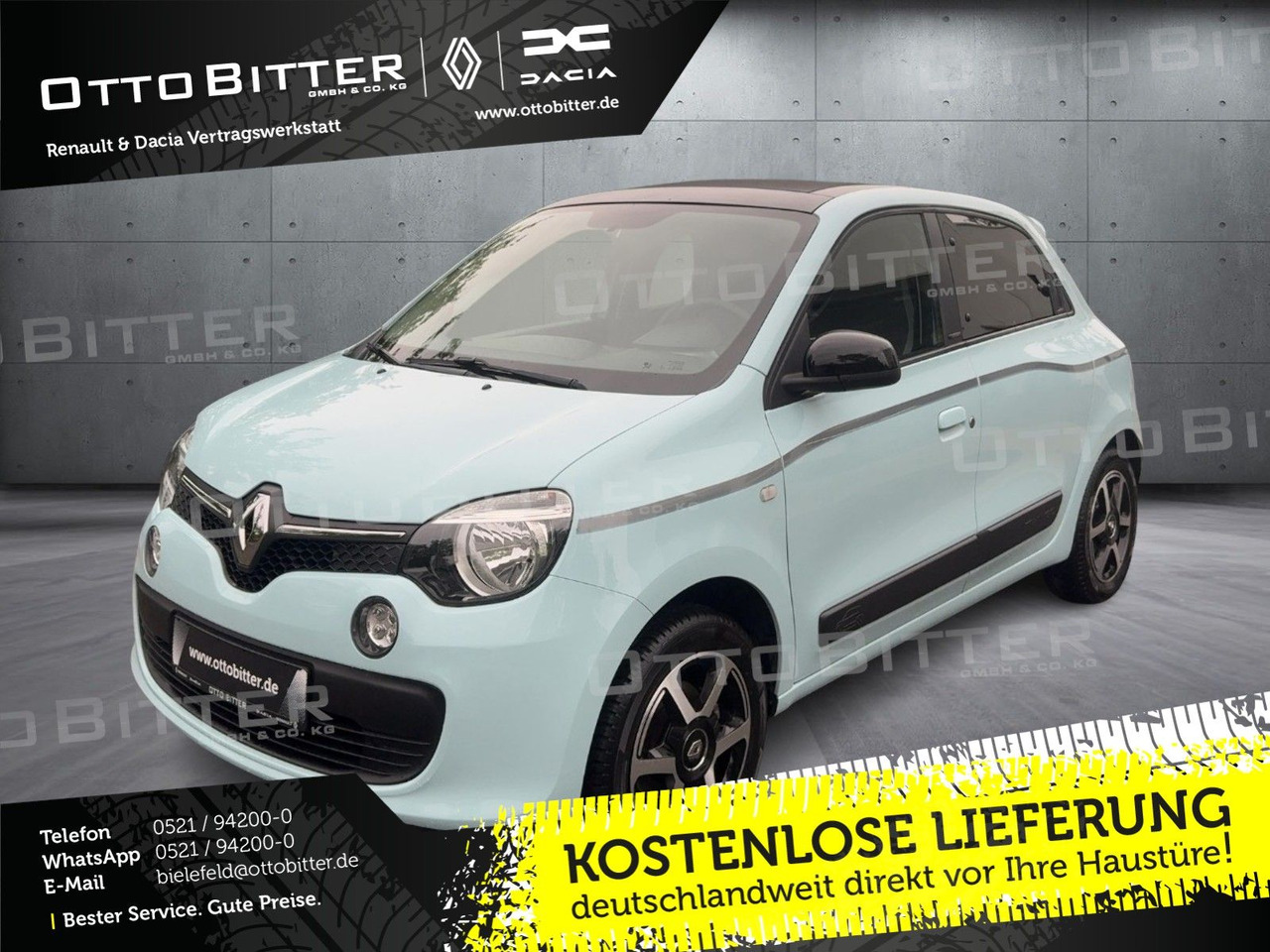 Renault Twingo SCe70 Limited FALTSCHIEBEDACH/SITZH/GJR - PKW: das Bild 1 Renault Twingo SCe70 Limited FALTSCHIEBEDACH/SITZH/GJR - PKW: das Bild 1