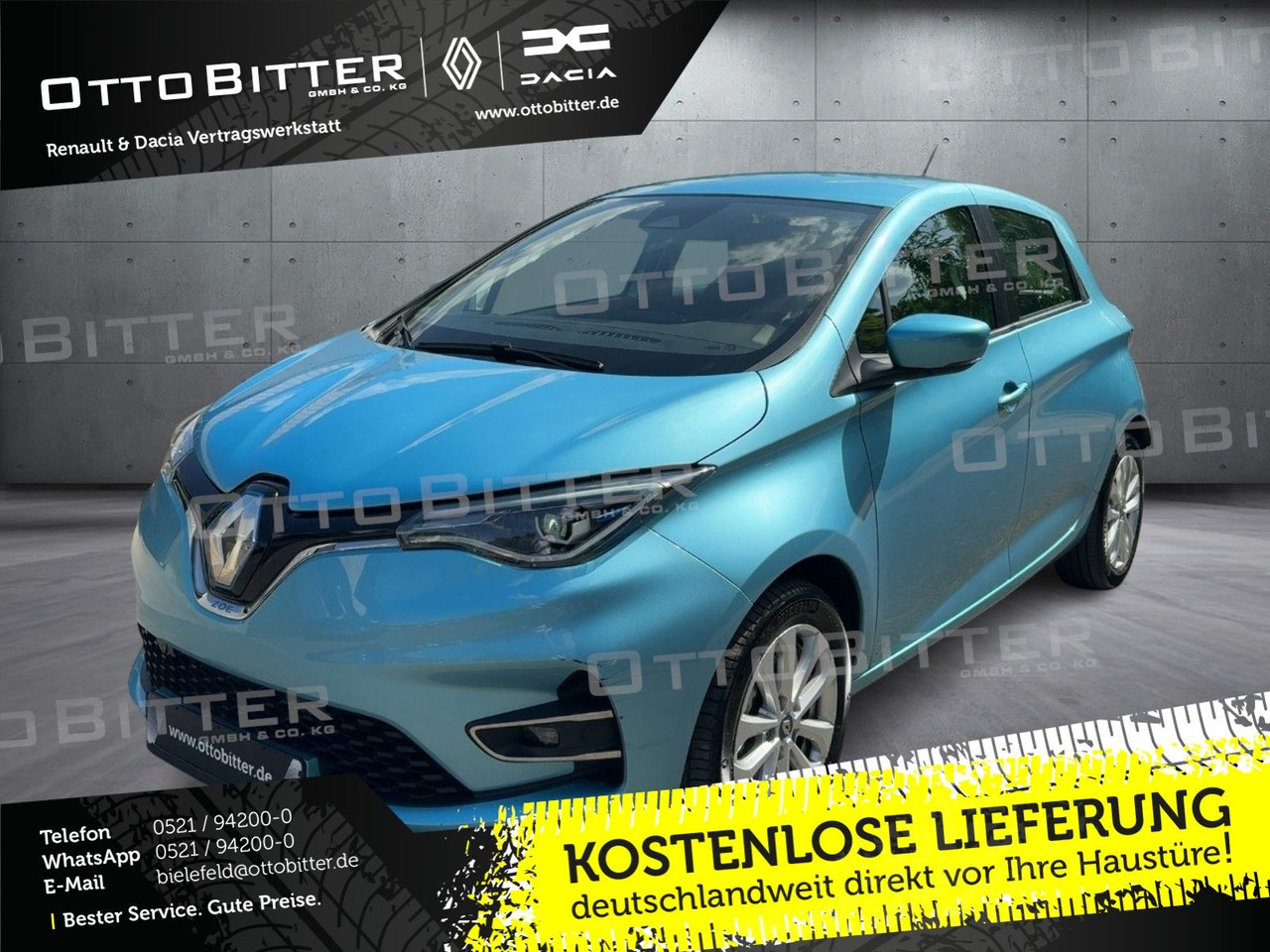 Renault ZOE EXPERIENCE R135 Batteriemiete Z.E.50 (52kWh) - PKW: das Bild 1 Renault ZOE EXPERIENCE R135 Batteriemiete Z.E.50 (52kWh) - PKW: das Bild 1