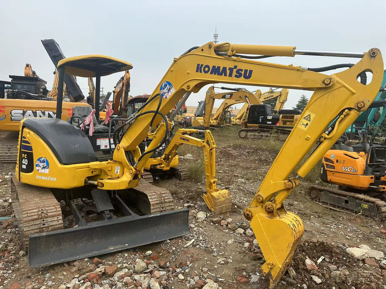 KOMATSU PC40 - Minibagger: das Bild 1 KOMATSU PC40 - Minibagger: das Bild 1