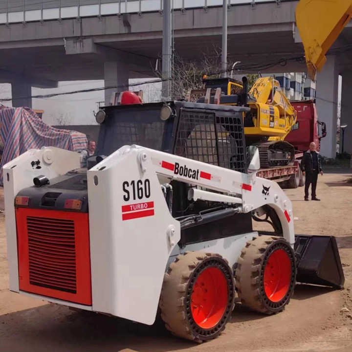 Used Bob Cat Bob Cat S160 Used Mini Skid Steer Wheel Loader Multifunctional Track Loaders Bobcat S160 2.7 Ton - Kompaktlader: das Bild 3 Used Bob Cat Bob Cat S160 Used Mini Skid Steer Wheel Loader Multifunctional Track Loaders Bobcat S160 2.7 Ton - Kompaktlader: das Bild 3