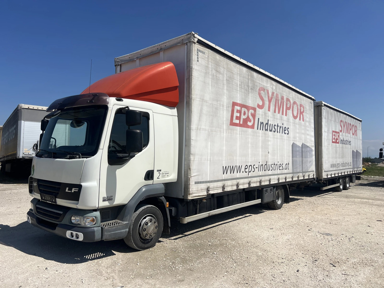 Daf Fa 7.85м., Euro5, Щора, Композиция, Mega, Внос - Plane LKW: das Bild 1 Daf Fa 7.85м., Euro5, Щора, Композиция, Mega, Внос - Plane LKW: das Bild 1
