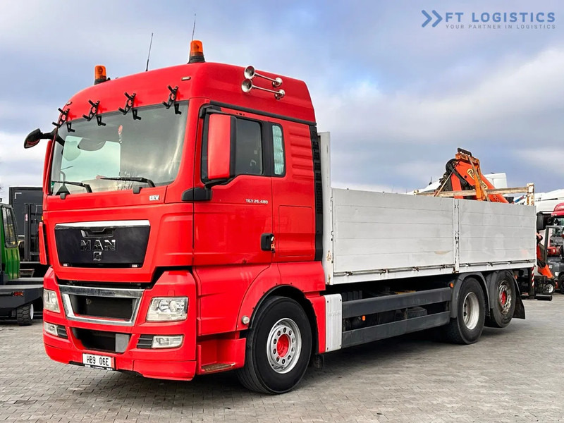 MAN TGX 26.480 Ciężarówka burtowa MAN TGX 26.480 6X2 / PALFINGER PK9002-EH B Crane / 80% Michelin - Autokran: das Bild 4 MAN TGX 26.480 Ciężarówka burtowa MAN TGX 26.480 6X2 / PALFINGER PK9002-EH B Crane / 80% Michelin - Autokran: das Bild 4