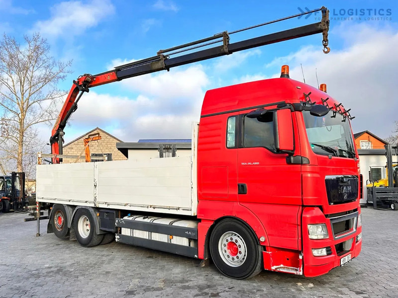 MAN TGX 26.480 Ciężarówka burtowa MAN TGX 26.480 6X2 / PALFINGER PK9002-EH B Crane / 80% Michelin Tire Dodać do ulubionych - Autokran: das Bild 5 MAN TGX 26.480 Ciężarówka burtowa MAN TGX 26.480 6X2 / PALFINGER PK9002-EH B Crane / 80% Michelin Tire Dodać do ulubionych - Autokran: das Bild 5