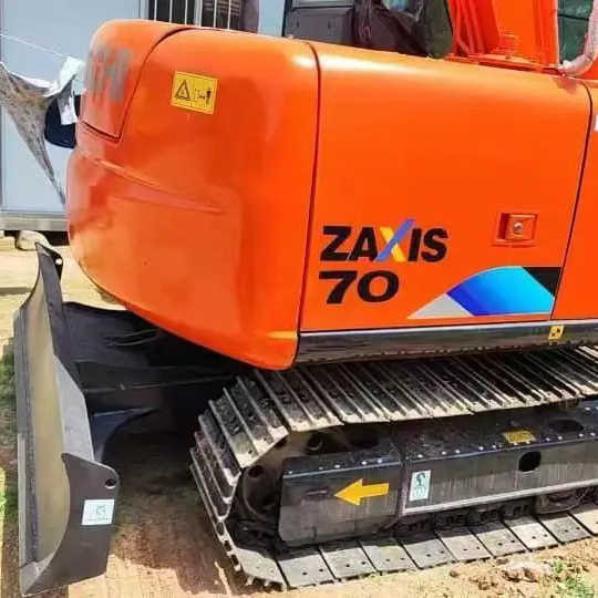 Used Hitachi Excavator ZX70 7ton Japan Import Second Hand Small Crawler ZX70 Excavator for Sale - Kettenbagger: das Bild 3 Used Hitachi Excavator ZX70 7ton Japan Import Second Hand Small Crawler ZX70 Excavator for Sale - Kettenbagger: das Bild 3