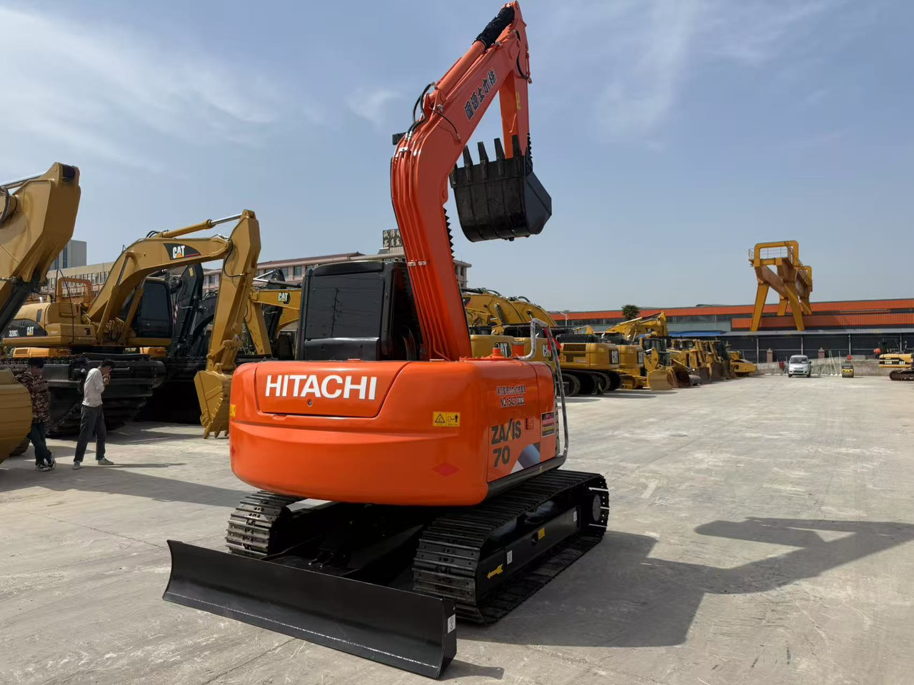 HITACHI ZX70 - Kettenbagger: das Bild 4 HITACHI ZX70 - Kettenbagger: das Bild 4