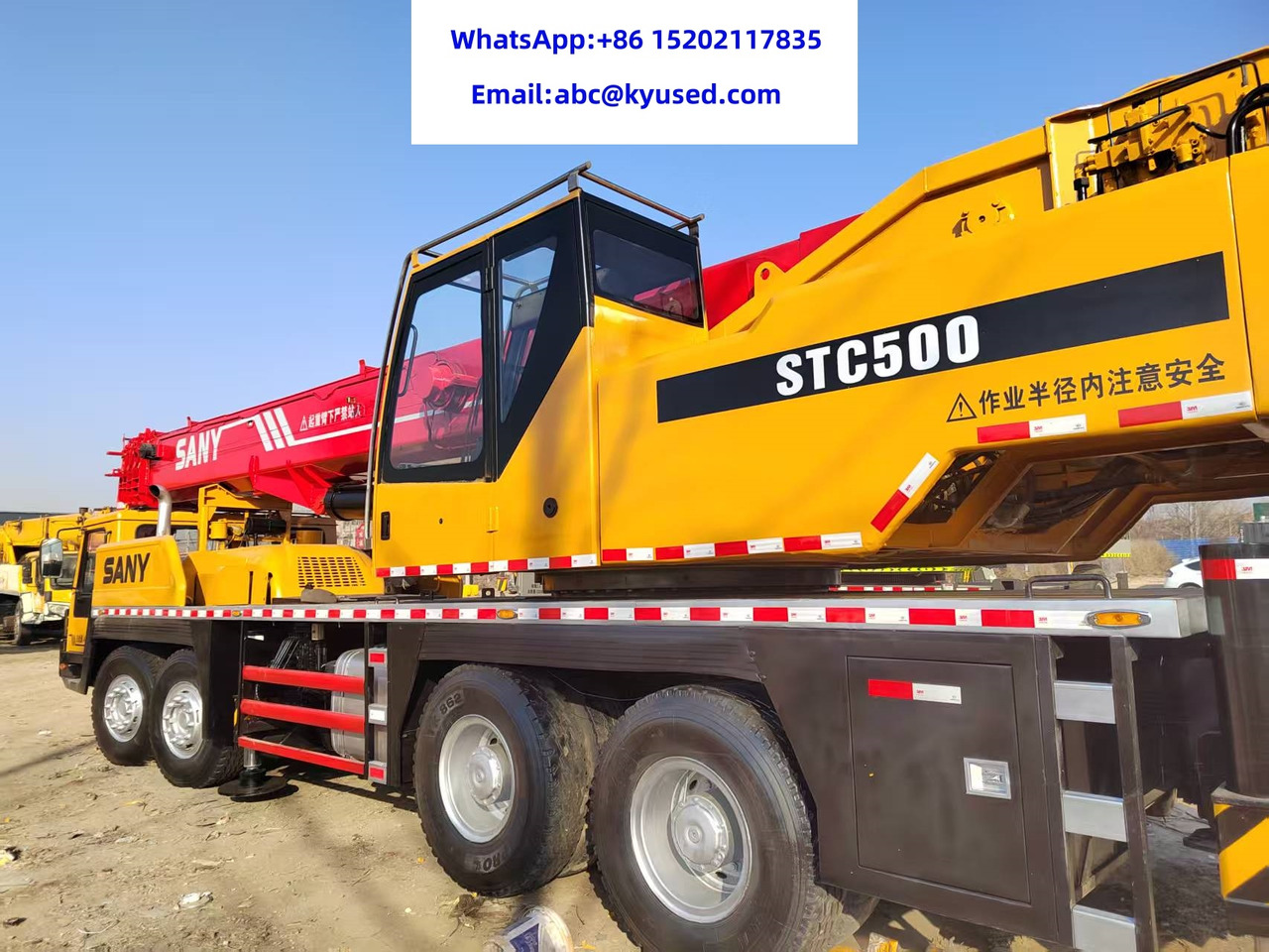 SANY STC500 STC750 STC800 STC250 25T 50T 75T 80TON CRANE - Mobilkran: das Bild 3 SANY STC500 STC750 STC800 STC250 25T 50T 75T 80TON CRANE - Mobilkran: das Bild 3