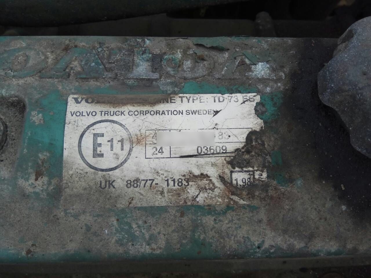 Volvo TD73E Volvo FL7 - Motor für LKW: das Bild 5 Volvo TD73E Volvo FL7 - Motor für LKW: das Bild 5