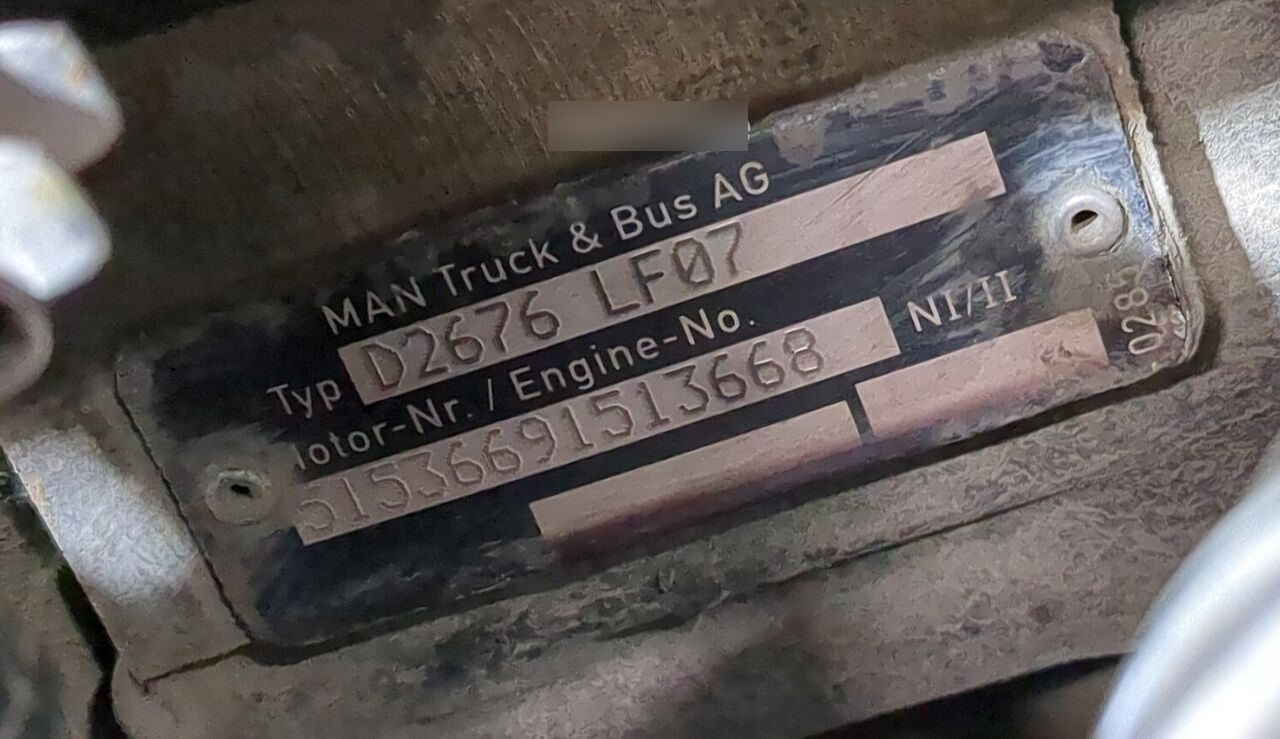 MAN D2676 LF07 MAN TGA, TGS, TGX - Motor für LKW: das Bild 2 MAN D2676 LF07 MAN TGA, TGS, TGX - Motor für LKW: das Bild 2
