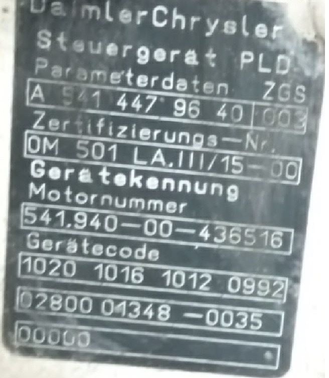Mercedes-Benz OM 501 LA.III/15-00 Mercedes-Benz ACTROS - Motor für LKW: das Bild 2 Mercedes-Benz OM 501 LA.III/15-00 Mercedes-Benz ACTROS - Motor für LKW: das Bild 2