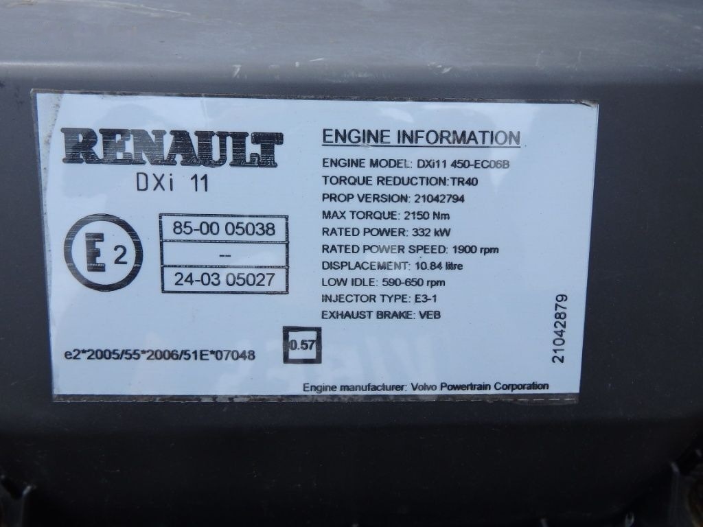 Renault DXI 11 450 Renault Premium - Motor für LKW: das Bild 3 Renault DXI 11 450 Renault Premium - Motor für LKW: das Bild 3