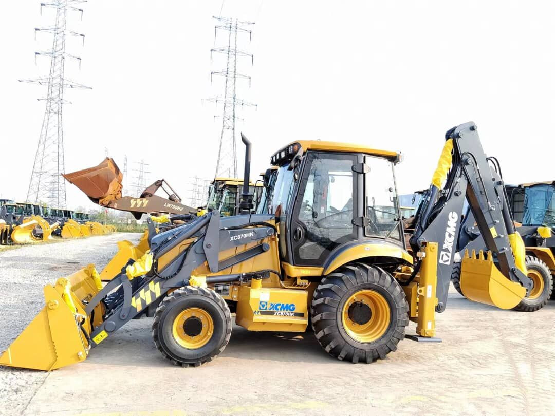 Baggerlader, Zustand - NEU New XCMG XC870HK backhoe loader: das Bild 7