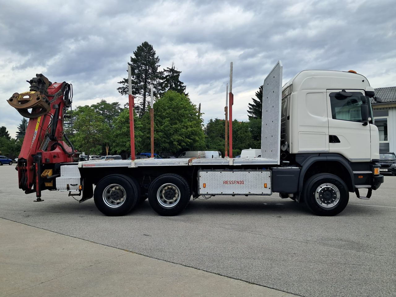SCANIA G 490 6x6 Blatt-Blatt | Klima | Schaltgetriebe | Euro 6 | Penz-Kran 12Z | - Holztransporter, Autokran: das Bild 3 SCANIA G 490 6x6 Blatt-Blatt | Klima | Schaltgetriebe | Euro 6 | Penz-Kran 12Z | - Holztransporter, Autokran: das Bild 3
