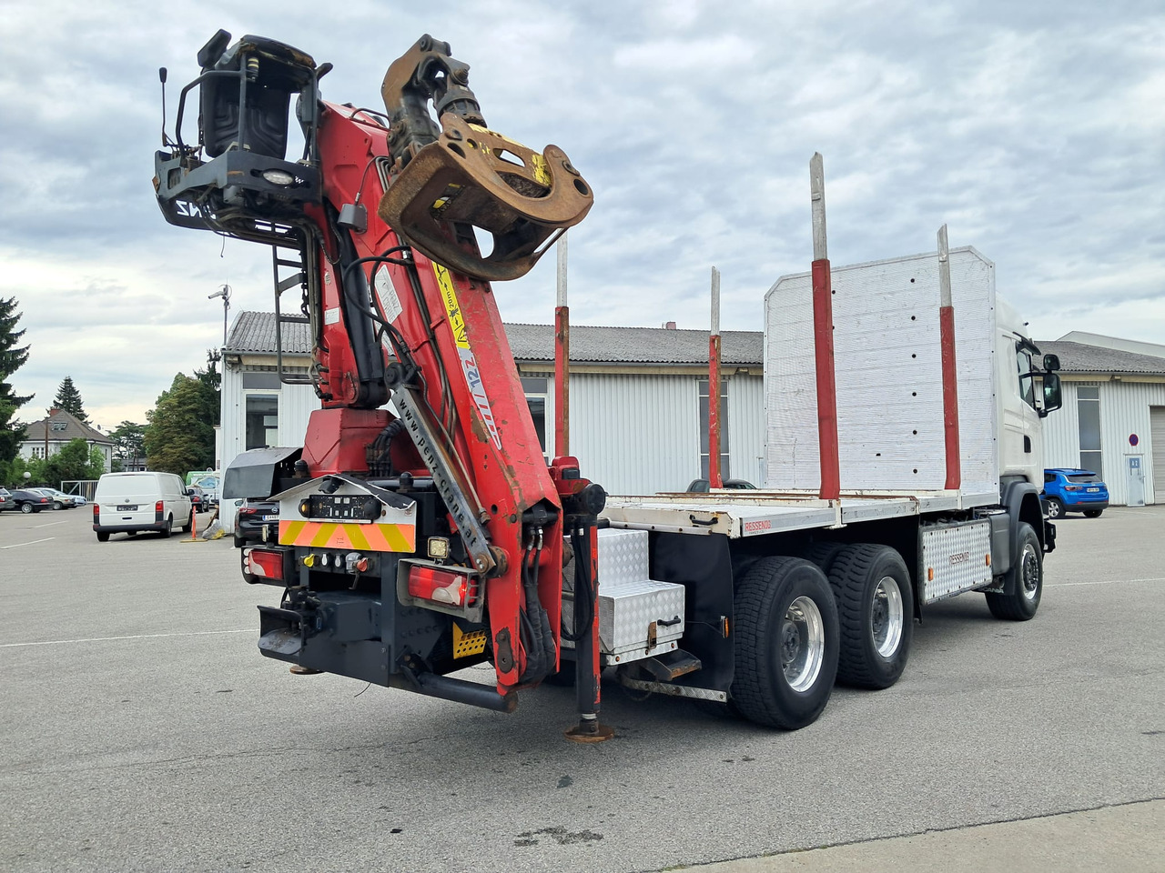 SCANIA G 490 6x6 Blatt-Blatt | Klima | Schaltgetriebe | Euro 6 | Penz-Kran 12Z | - Holztransporter, Autokran: das Bild 5 SCANIA G 490 6x6 Blatt-Blatt | Klima | Schaltgetriebe | Euro 6 | Penz-Kran 12Z | - Holztransporter, Autokran: das Bild 5