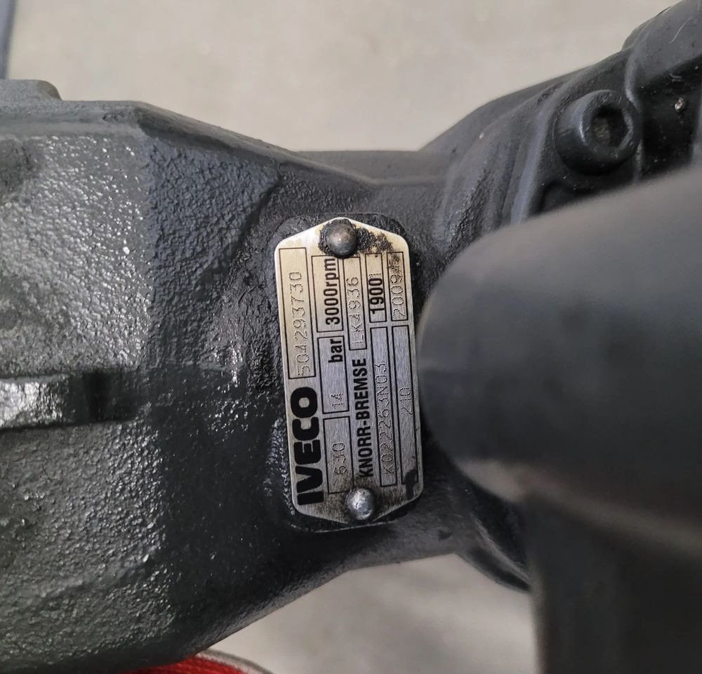 KOMPRESOR +WSPOMAGANIE IVECO STRALIS ORYGINAŁ 504293730 CHWALIM116 - Druckluftbremse für LKW: das Bild 4 KOMPRESOR +WSPOMAGANIE IVECO STRALIS ORYGINAŁ 504293730 CHWALIM116 - Druckluftbremse für LKW: das Bild 4