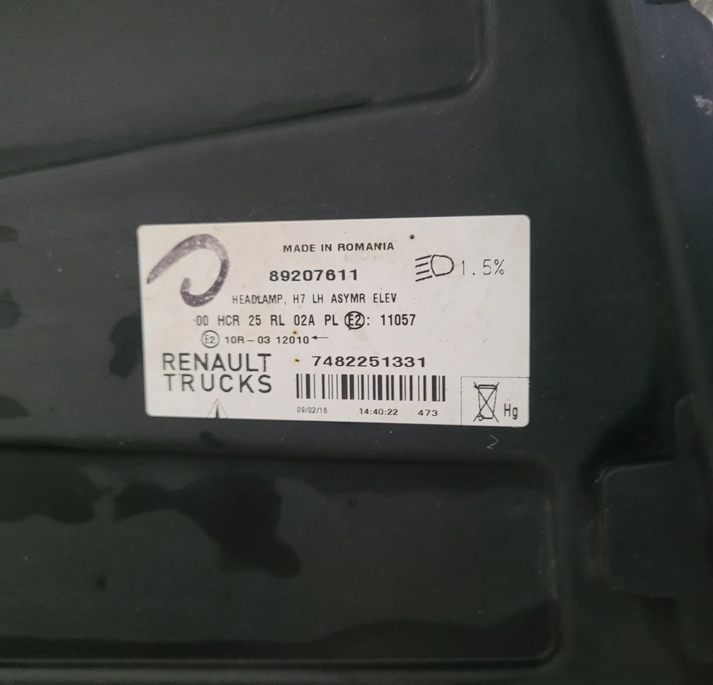 LAMPY RENAULT RANGE T ORYGINAŁ H4 LED CHWALIM116 - Lichter/ Leuchten für LKW: das Bild 5 LAMPY RENAULT RANGE T ORYGINAŁ H4 LED CHWALIM116 - Lichter/ Leuchten für LKW: das Bild 5