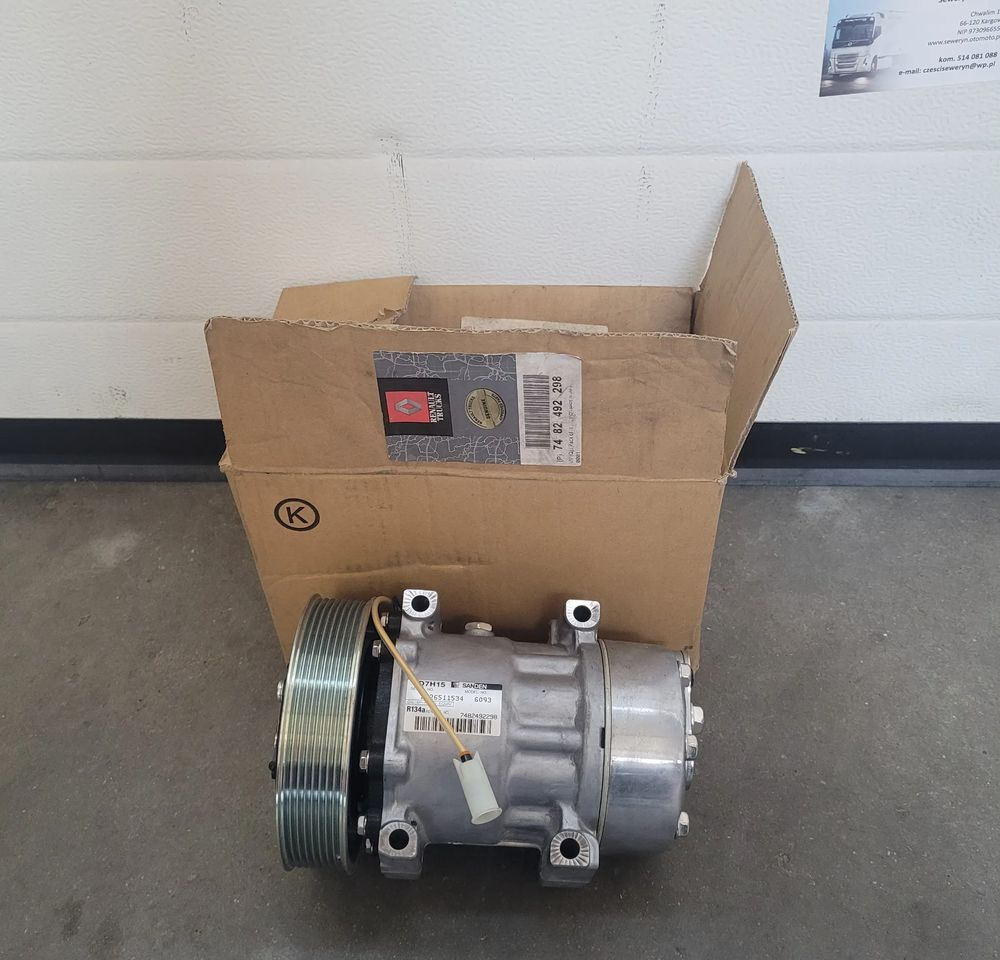 POMPA KLIMATYZACJI RENAULT RANGE T GAMA ORYGINAŁ NOWA CHWALIM116 7482492298 - Kühlsystem für LKW: das Bild 1 POMPA KLIMATYZACJI RENAULT RANGE T GAMA ORYGINAŁ NOWA CHWALIM116 7482492298 - Kühlsystem für LKW: das Bild 1